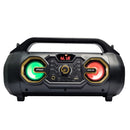 Caixa de Som Bluetooth Portátil Potente com Iluminação RGB LED Bazuk, Microfone e Controle XDG-89 - Miston