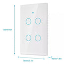 Tomada De Parede Inteligente Smart Wifi Google Alexa 4 Touch - Miston