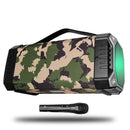 Caixa de Som Bluetooth Portátil com Multimídia, Visor Led, 65w Potência, Com Microfone Alça - Miston