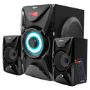Caixa de som Bluetooth 2.1 Subwoofer Controle Remoto Para Tv Computador Mp3 Fm Usb SD - Miston