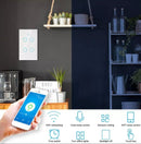 Tomada De Parede Inteligente Smart Wifi Google Alexa 4 Touch - Miston