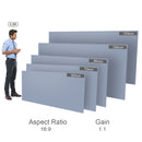 Tela para Projetor 4K Suporta os tamanhos: 60, 70, 80, 100, 120 - Miston