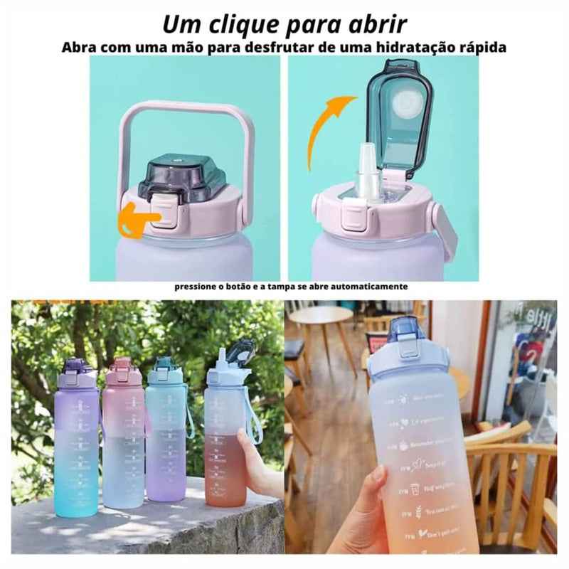 Garrafa de água para esportes de 500ML, 900ML e 2000ML - Miston