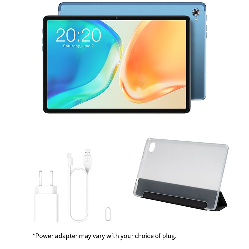 Tablet M40 Plus 10.1 polegadas Teclast com Android 12, 1920x1200, 8GB RAM, 128GB ROM, GPS, 7000mAh - Miston