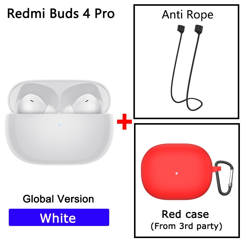 Xiaomi Redmi Buds 4 Pro TWS Earphone Bluetooth 5.3 Active Noise Cancelling 3 Mic Wireless Headphone 36 Hours Life For Xiaomi 12 - Miston