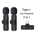 2 Microfones de Lapela sem Fio para Iphone e Android - Miston