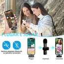 2 Microfones de Lapela sem Fio para Iphone e Android - Miston