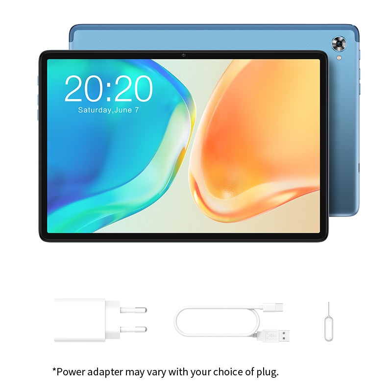 Tablet M40 Plus 10.1 polegadas Teclast com Android 12, 1920x1200, 8GB RAM, 128GB ROM, GPS, 7000mAh