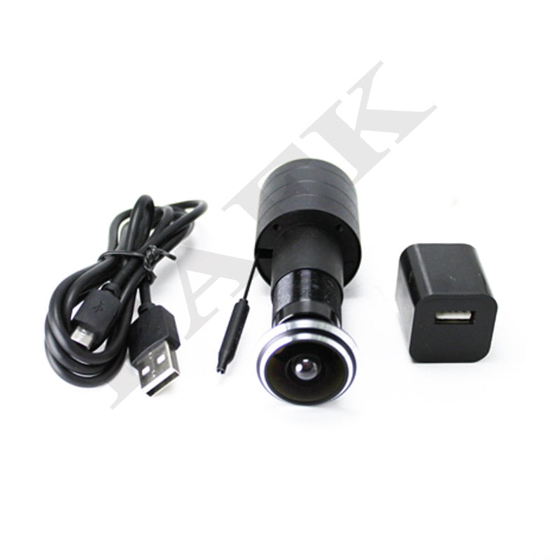V380 Door Eye Hole Security 1080P HD  1.7mm Lens Wide Angle FishEye CCTV Network Mini Peephole Door WifI  Camera P2P ONVIF - Miston