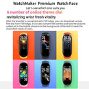 Smartwatch Fitness M6 a Prova d'Água– Monitor Cardíaco, Pressão Arterial, Notificações e Muito Mais!