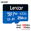 Lexar Micro SD 512GB A2, 256GB, 128GB, 64GB, 32GB A1, Classe 10 - Miston