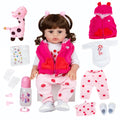 Boneca Bebê Reborn Menina e Menino 100% Silicone e Pode Tomar Banho - Miston