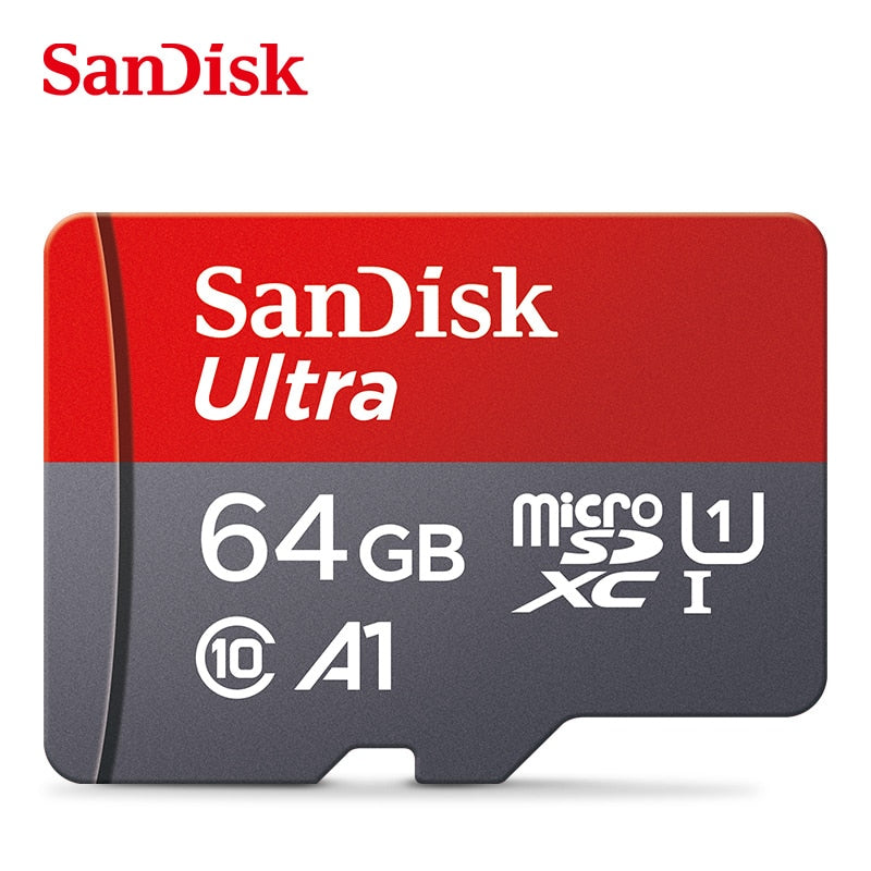 Cartão de Memória SanDisk de 128GB, 64GB e 32GB A1 Micro SD Classe 10