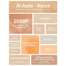 Xiaomi Wanbo T4 Projetor Full HD 1080p com Android 9.0, Wifi, Auto Foco, 1+16GB, 12000 Lumens - Miston