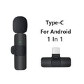 2 Microfones de Lapela sem Fio para Iphone e Android - Miston