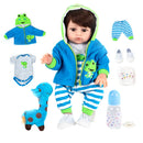 Boneca Bebê Reborn Menina e Menino 100% Silicone e Pode Tomar Banho - Miston