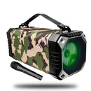 Caixa de Som Bluetooth Portátil com Multimídia, Visor Led, 65w Potência, Com Microfone Alça - Miston