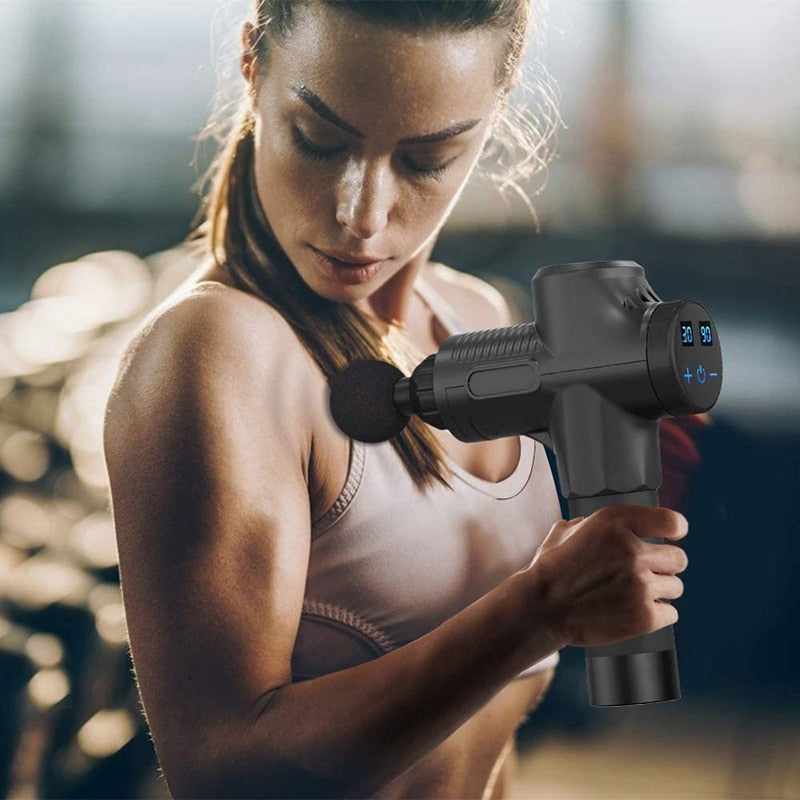 Pistola Massageadora Profissional 16,8V SEM ESCOVA - Miston