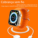 SmartWatch 8 Ultra 2023 - Relógio inteligente com frequência cardíaca - Unissex - Miston